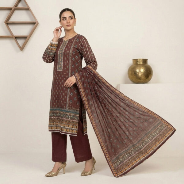 Maroon Wholesale Lawn Stitched Salwar Kameez USA Maroon Wholesale Lawn Stitched Salwar Kameez USA