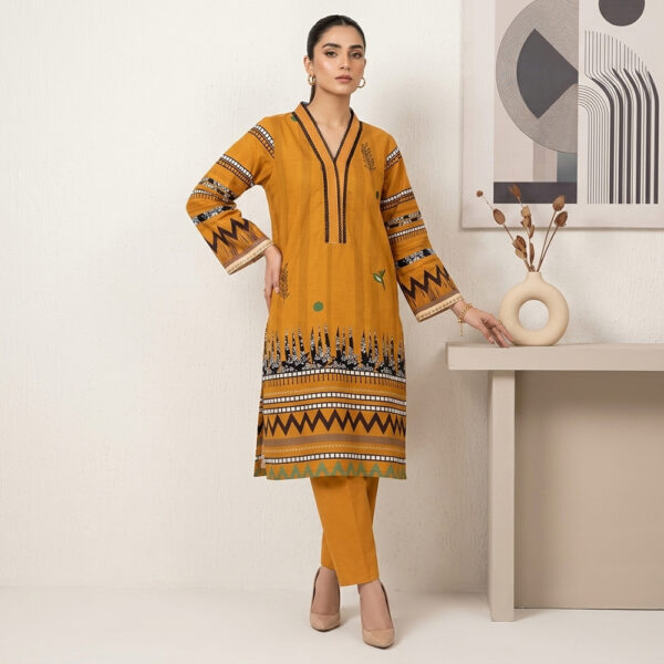 Mustard Linen 2-Piece Women Pakistani Suits Wholesale New York Mustard Linen 2-Piece Women Pakistani Suits Wholesale New York
