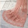 Peach & Off-White Chiffon women pakistani suits wholesale new york (3) Peach & Off-White Chiffon women pakistani suits wholesale new york