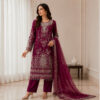 Royal Plum women pakistani suits wholesale new york Royal Plum women pakistani suits wholesale new york
