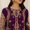 Royal Purple Chiffon wholesale women pakistani suits new york (2) Royal Purple Chiffon wholesale women pakistani suits new york