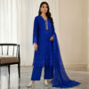 Sapphire Blue women pakistani suits wholesale new york Sapphire Blue women pakistani suits wholesale new york