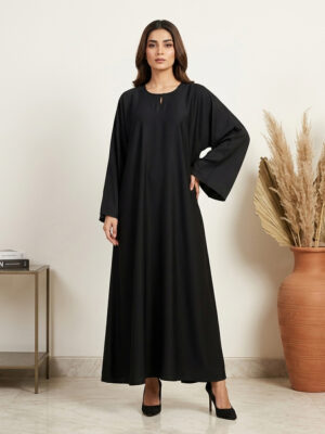 Classic Jet Black Wholesale Abaya USA Classic Jet Black Wholesale Abaya USA