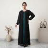 Crystal Beaded Black Open-Style Wholesale Gown canada Crystal Beaded Black Open-Style Wholesale Gown Canada