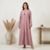 Dusty Rose Wholesale Abaya canada with Gold Tassel Canada Dusty Rose Wholesale Abaya canada with Gold Tassel Canada