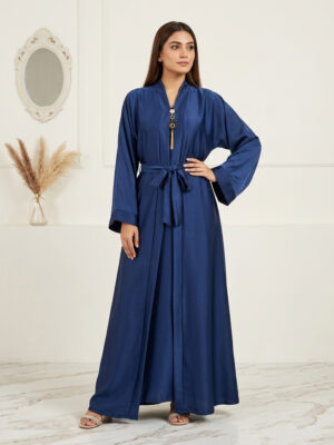 Elegant Shimmer Finish Blue Wholesale Abaya canada Elegant Shimmer Finish Blue Wholesale Abaya canada