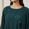 Luxury Emerald Green Wholesale Kaftan Abaya (2) Luxury Emerald Green Wholesale Kaftan Abaya canada