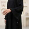Luxury Jet Black Beaded Detailed Wholesale Abaya (3) Luxury Jet Black Beaded Detailed Wholesale Abaya USA