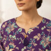 Purple Floral Printed Wholesale Women Pakistani Suits New York (2) Purple Floral Printed Wholesale Women Pakistani Suits New York