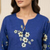 Royal Blue Printed Wholesale Women Pakistani Suit New York (2) Royal Blue Printed Wholesale Women Pakistani Suit New York