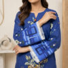 Royal Blue Printed Wholesale Women Pakistani Suit New York (3) Royal Blue Printed Wholesale Women Pakistani Suit New York
