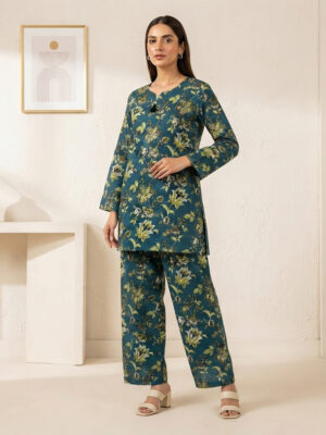 Teal Floral Printed Wholesale Women Pakistani Suits New York Teal Floral Printed Wholesale Women Pakistani Suits New York
