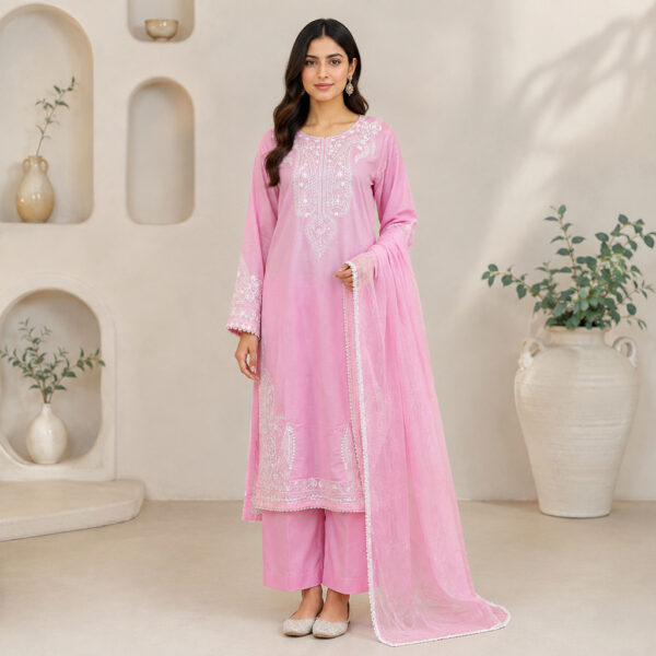 Baby pink wholesale lawn suits US Baby pink wholesale lawn suits US