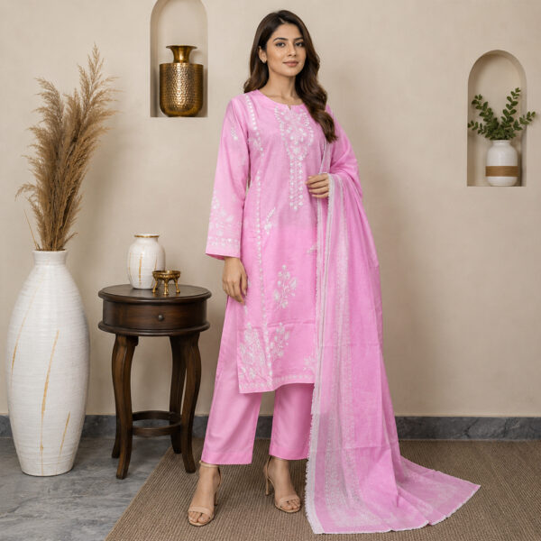 Baby pink wholesale lawn suits US Baby pink wholesale lawn suits US