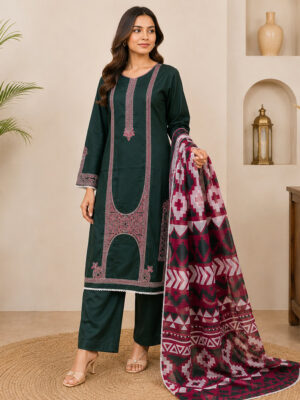 Dark Green pakistani wholesale lawn suits Dark Green pakistani wholesale lawn suits