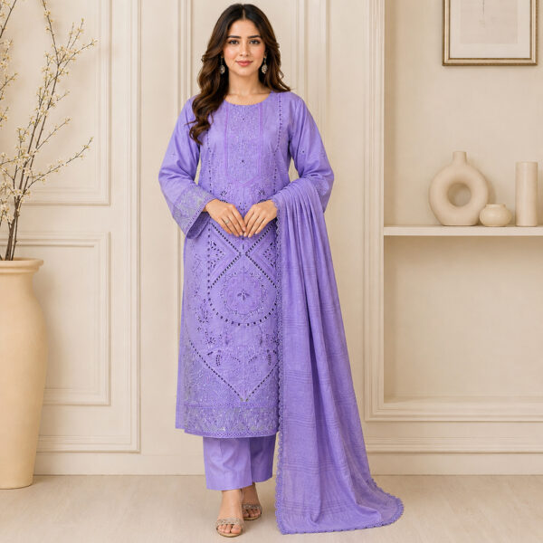Lavender wholesale lawn suits US (2) Lavender wholesale lawn suits US