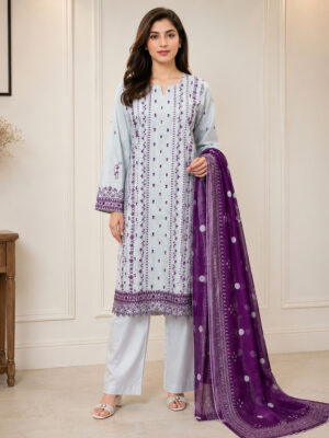 Light Blue wholesale lawn suits