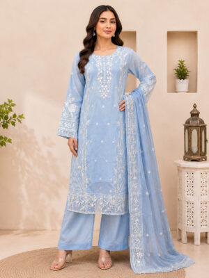 Light Blue wholesale lawn suits US