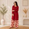 Maroon Light Peach Contrast pakistani chikankari suits wholesale Us (2) Maroon Light Peach Contrast Pakistani Chikankari Suits Wholesale US