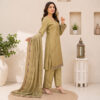 Olive Green pakistani wholesale lawn suits (2) Olive Green pakistani wholesale lawn suits