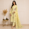 Yellow pakistani wholesale lawn suits (2) Yellow pakistani wholesale lawn suits