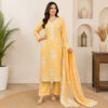 Yellow wholesale lawn suits (2) Yellow wholesale lawn suits