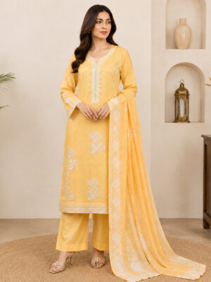Yellow wholesale lawn suits