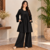 Jet Black Pakistani Dhanak Suit usa Jet Black Pakistani Dhanak Suit usa