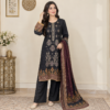 Jet Black Pakistani Linen Suit Wholesale (2) Jet Black Pakistani Linen Suit Wholesale