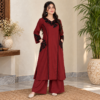 Maroon Dhanak Suit Pakistani USA wholesale Maroon Dhanak Suit Pakistani USA wholesale
