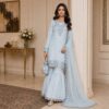 Powder Blue chiffon suits wholesale (2) Powder Blue chiffon suits wholesale