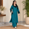 Teal Wholesale Pakistani Dhanak Suit Teal Wholesale Pakistani Dhanak Suit