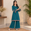 Teal pakistani dhanak suit usa (2) Teal pakistani dhanak suit usa