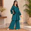 Teal wholesale pakistani dhanak suit (2) Teal wholesale pakistani dhanak suit