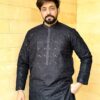 Black Wholesale Kurta Pajama For Wedding (2) Black Wholesale Kurta Pajama For Wedding