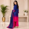 Blue And Pink Pakistani Silk Suit Wholesale (2) Blue And Pink Pakistani Silk Suit Wholesale