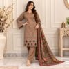 Brown Pakistani Lawn Suit Wholesale (2) Brown Pakistani Lawn Suit Wholesale