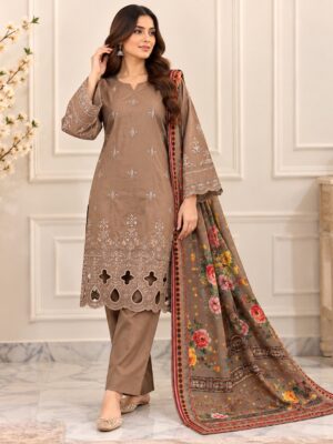 Brown Pakistani Lawn Suit Wholesale Brown Pakistani Lawn Suit Wholesale