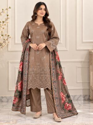 Brown Wholesale Pakistani Lawn Suit Brown Wholesale Pakistani Lawn Suit