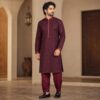 Burgundy Kurta Pajama For Wedding Burgundy Kurta Pajama For Wedding