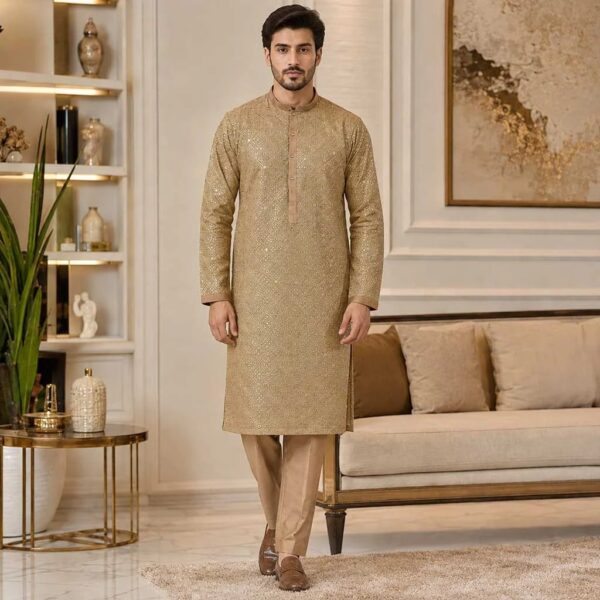 Champagne Wholesale Kurta Pajama For Wedding Champagne Wholesale Kurta Pajama For Wedding