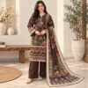 Chocolate Brown Pakistani Lawn Suit Chocolate Brown Pakistani Lawn Suit