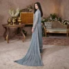 Cool Grey Wholesale Chiffon Suit USA Cool Grey Wholesale Chiffon Suit USA