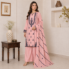 Dusty Pink wholesale pakistani dhanak suit (2) Dusty Pink wholesale pakistani dhanak suit