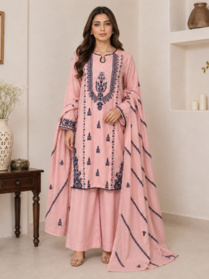Dusty Pink wholesale pakistani dhanak suit Dusty Pink wholesale pakistani dhanak suit