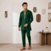 Emerald Kurta Pajama For Wedding (2) Emerald Kurta Pajama For Wedding