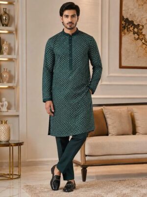 Green Kurta Pajama For Wedding Guest Green Kurta Pajama For Wedding Guest
