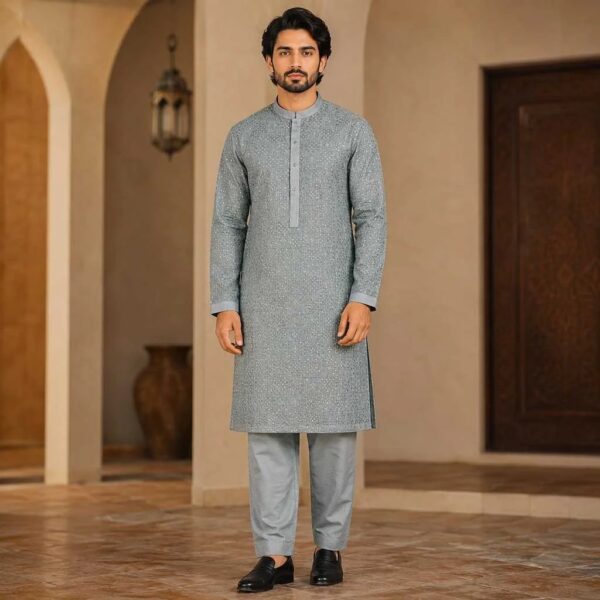 Grey Kurta Pajama For Wedding Grey Kurta Pajama For Wedding