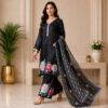 Jet Black Pakistani Silk Suit USA (2) Jet Black Pakistani Silk Suit USA