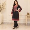 Jet Black Wholesale Lawn Suit (2) Jet Black Wholesale Lawn Suit